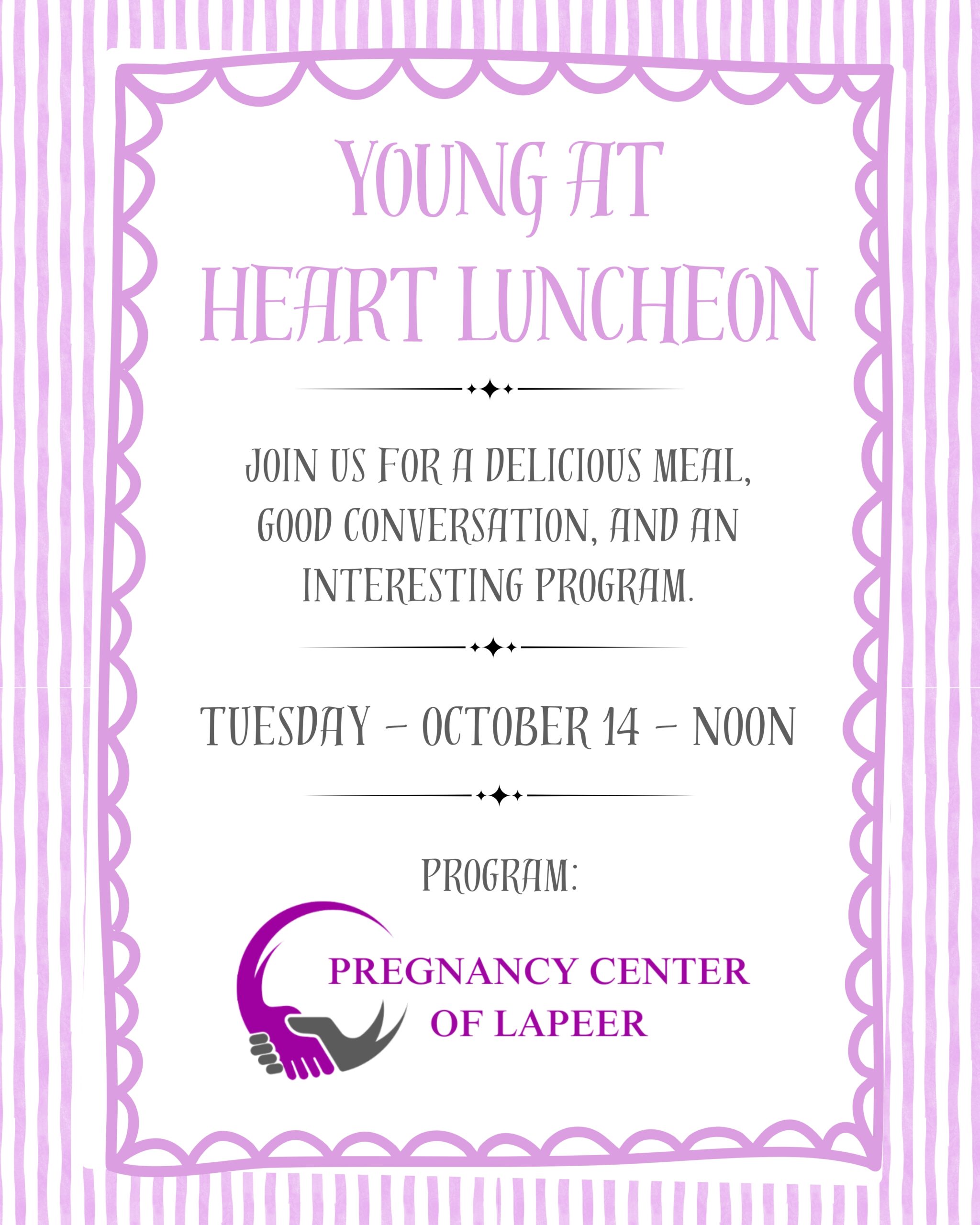 YOUNG AT HEART LUNCHEON