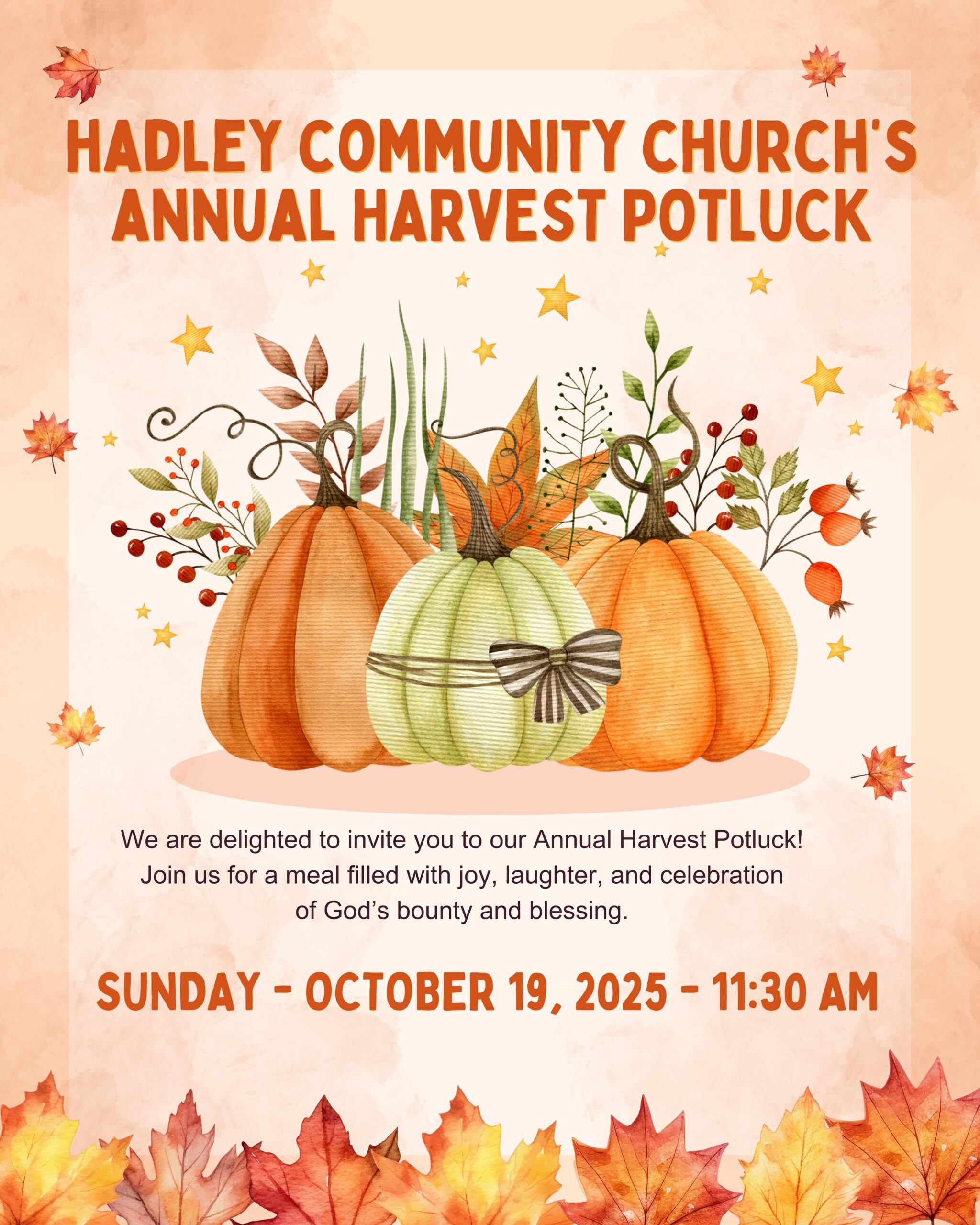 HARVEST POTLUCK