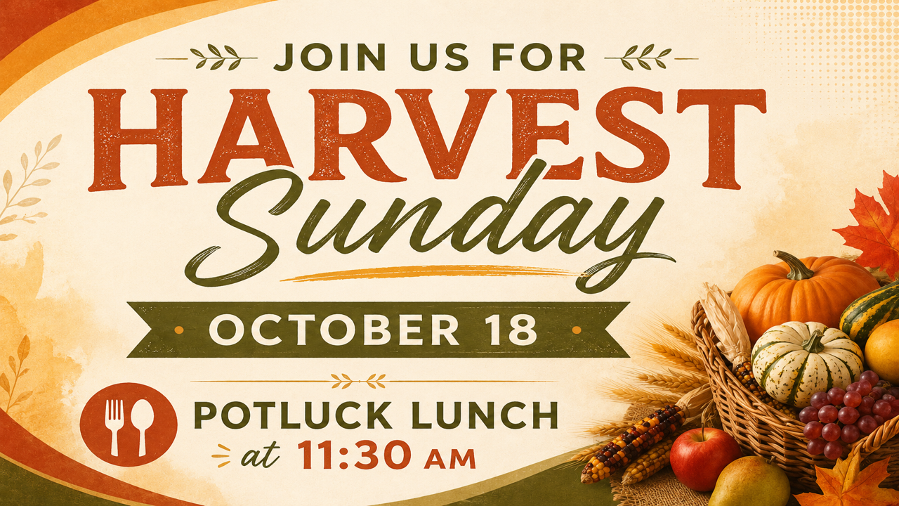 ANNUAL HARVEST POTLUCK